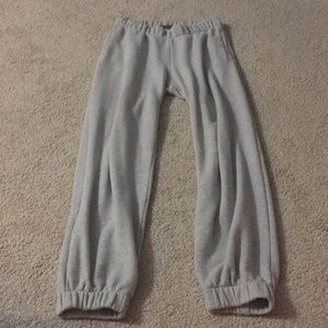brandy melville rosa sweatpants in grey